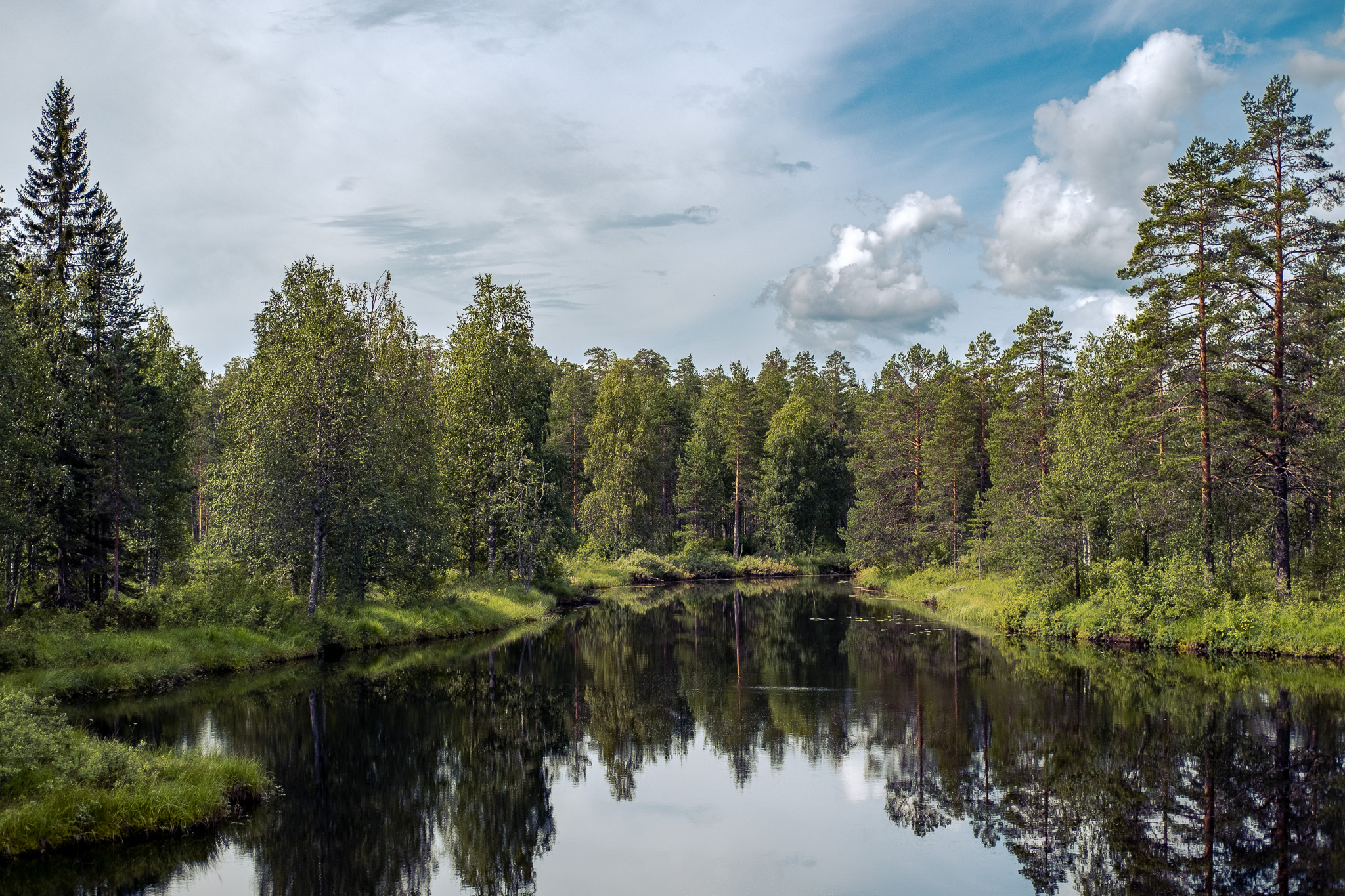 #87 Finnische Seelandschaft